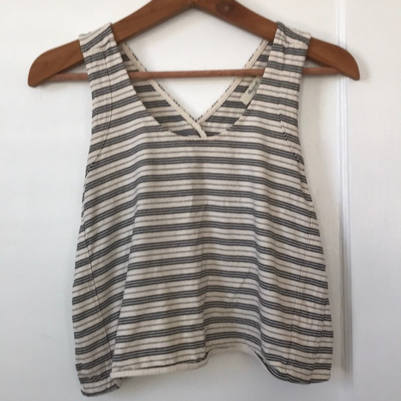 Madewell cross back tank top - Picture 2 of 6